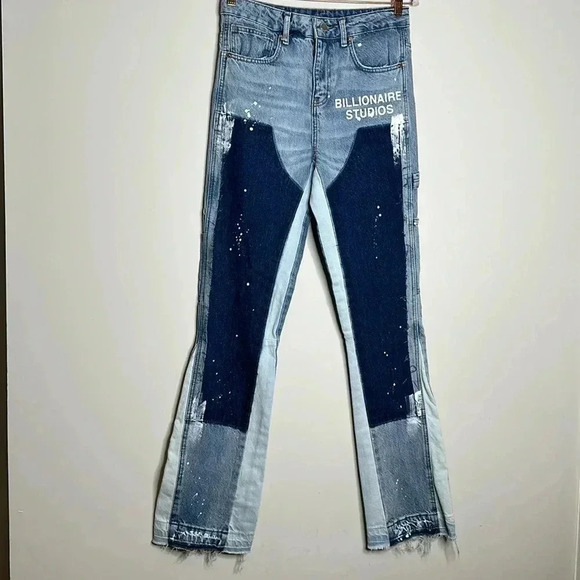 Billionaire Studio Blue Denim Jeans - Picture 1 of 13